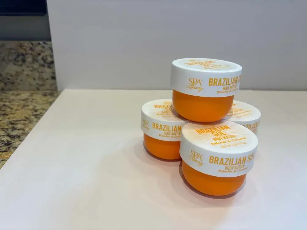 Lot of 5 Spa Luxury Brazilian Sol Body Butter Pistachio & Caramel 6 oz New - Picture 8 of 11